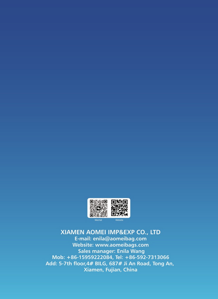 Catalogue - Back Cover